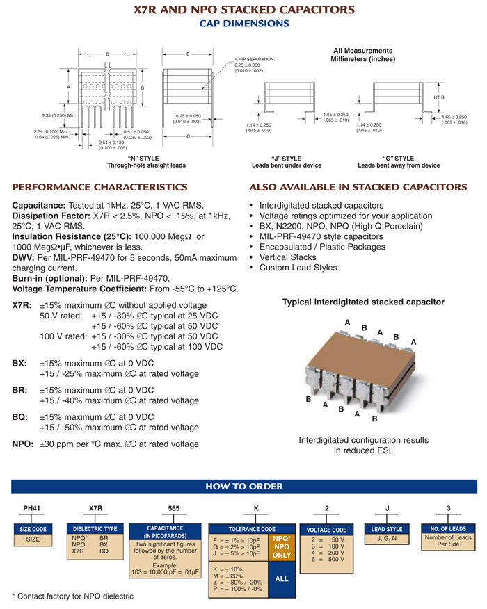 European SMPS capacitors how to order 1